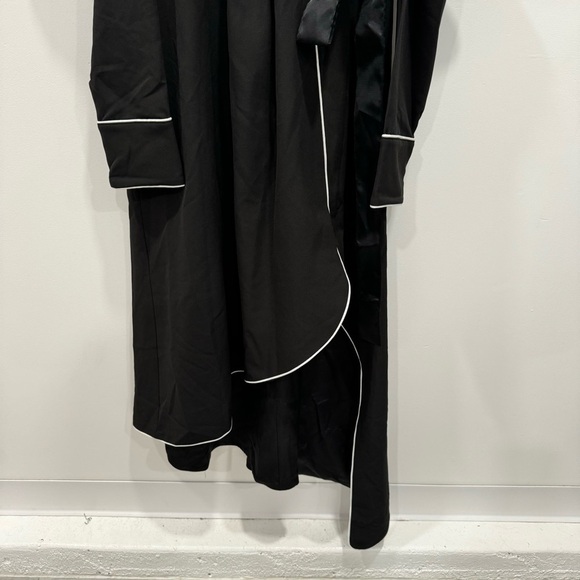 StyleKeepers Asymmetric Ruffle Cold Shoulder Long Sleeve Dress Open Back Medium - Picture 4 of 10